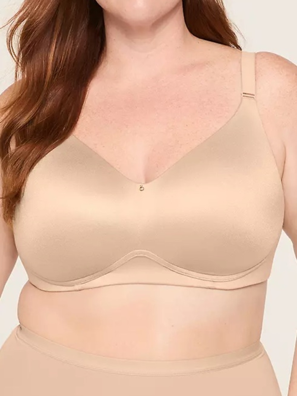 Lane Bryant Tan Cacique Lightly Lined No Wire Bra. Size 48C. NWT.